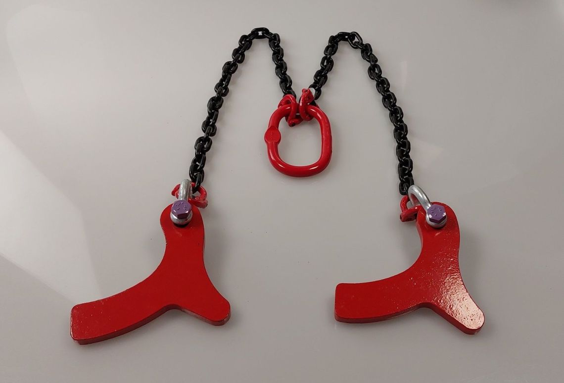 Ketting 2-sprong t.b.v. Stelconplaten