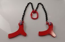 Ketting 2-sprong t.b.v. Stelconplaten