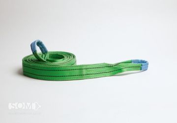 Hijsband 2 Ton 1 meter - groen