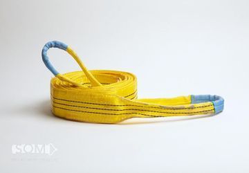 Hijsband 3 Ton 1 meter - geel