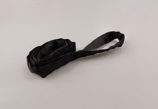 Zwarte rondstrop 2 Ton 0,5 meter