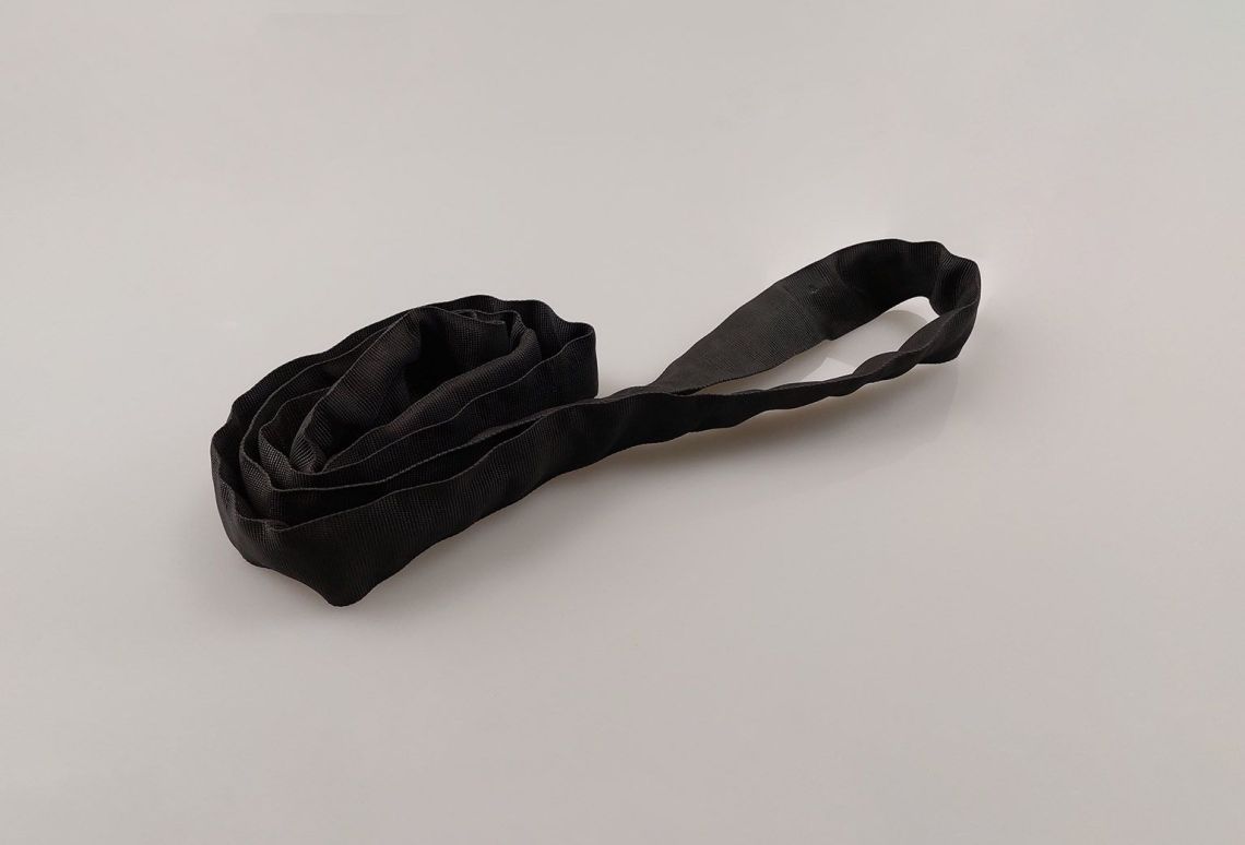 Zwarte rondstrop 1 Ton 7 meter 2