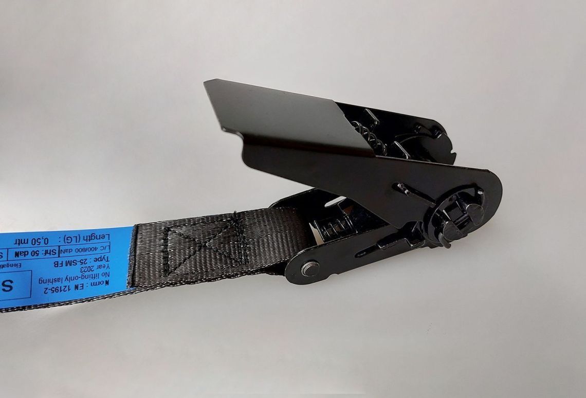 Spanband 25 mm 0,8T 1-delig Full Black 2