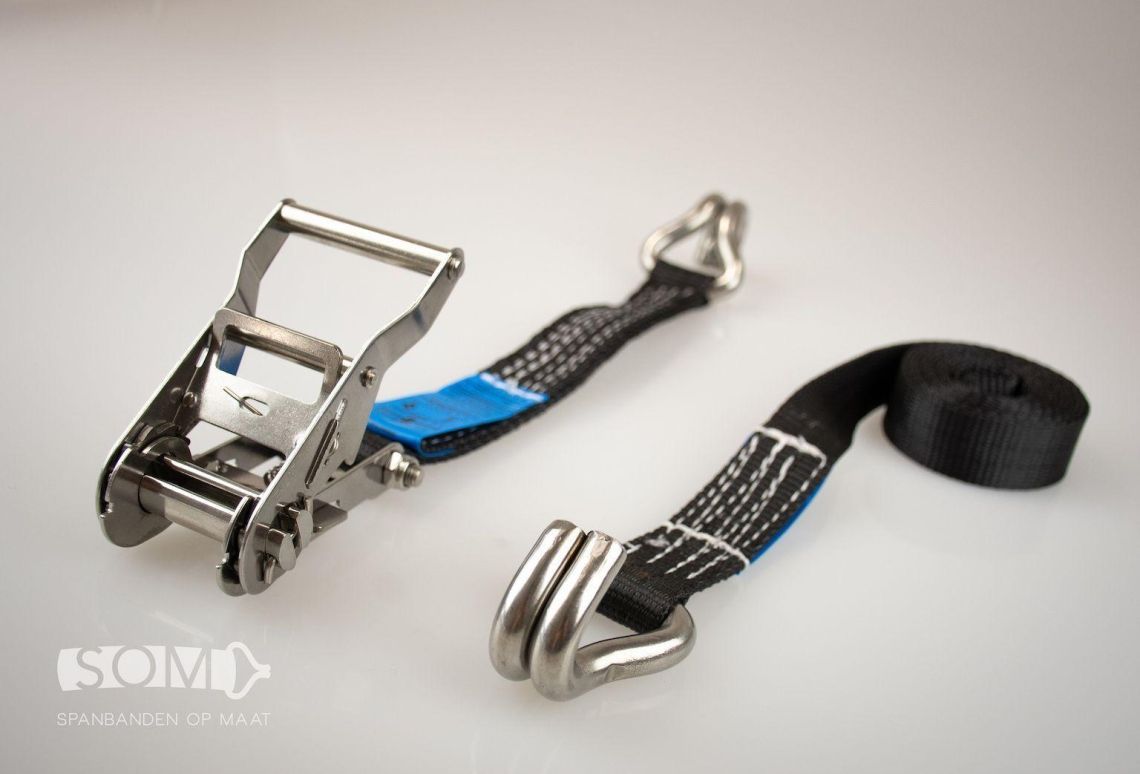 Spanband 35 mm 2T 2-delig | RVS