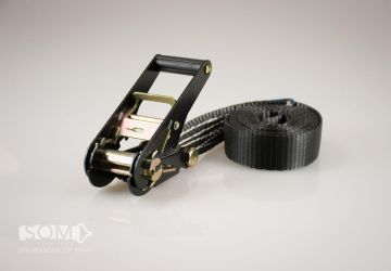 Spanband 35 mm 3T 1-delig | Zwarte ratel