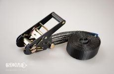 Spanband 35 mm 3T 1-delig | Zwarte ratel