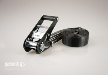 Spanband 35 mm 3T 1-delig | Zwarte ratel