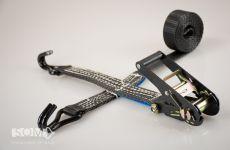 Spanband 35 mm 3T 2-delig | Zwarte ratel
