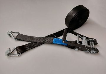 Spanband 50 mm 5T 2-delig | Zwarte ratel