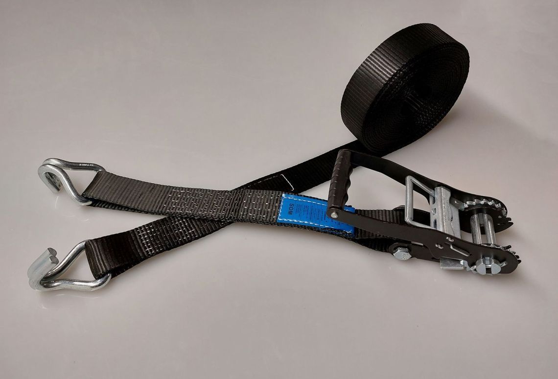 Spanband 50 mm 5T 2-delig | Zwarte ratel