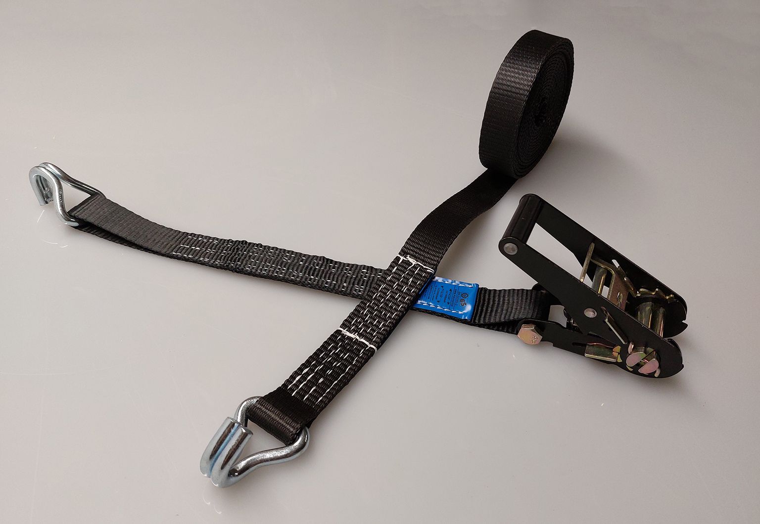 Spanband 35 mm 3T 2-delig | Zwarte ratel