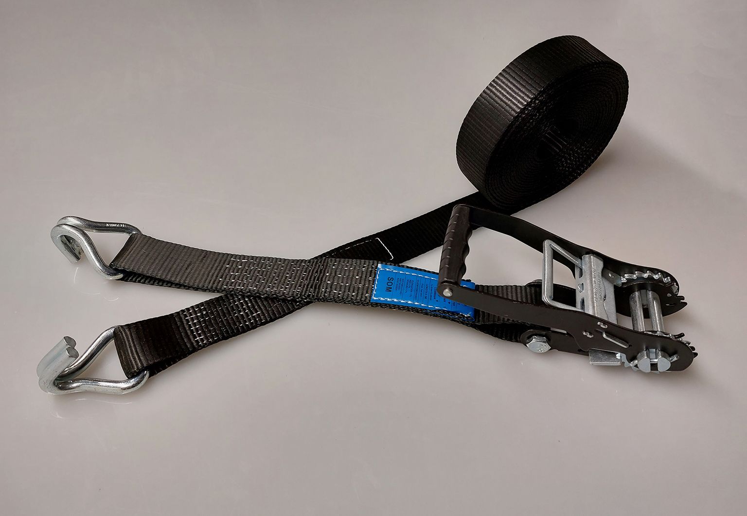 Spanband 50 mm 5T 2-delig | Zwarte ratel